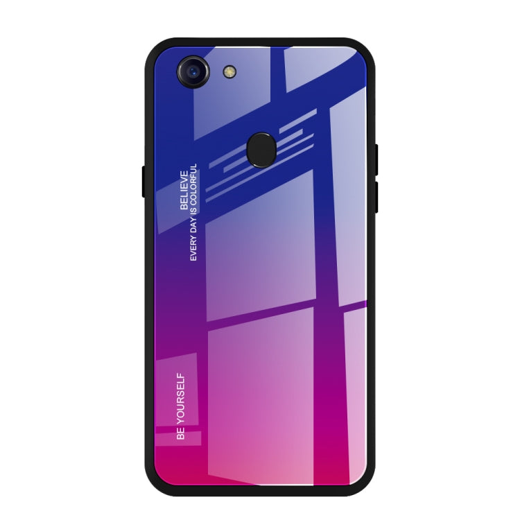 Gradient Color Glass Case, For OnePlus 7, For OPPO A9 (2020), For OPPO F3, For OPPO F5