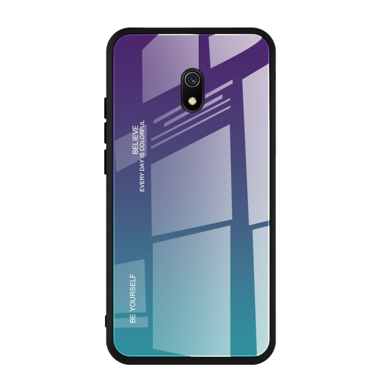 Gradient Color Glass Case, For Vivo Y83, For Xiaomi Redmi 8, For Xiaomi Redmi 8A, For Xiaomi Redmi Note 8T