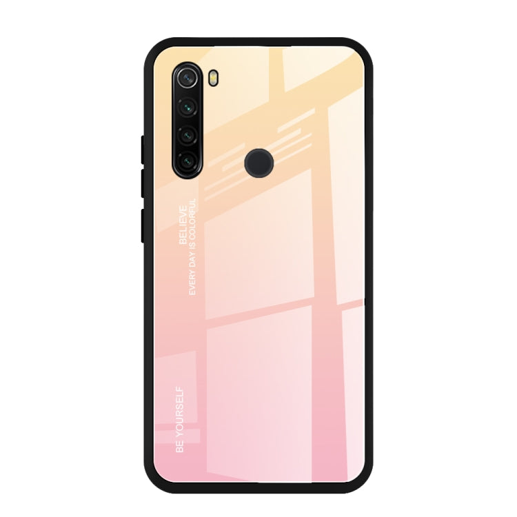 Gradient Color Glass Case, For Vivo Y83, For Xiaomi Redmi 8, For Xiaomi Redmi 8A, For Xiaomi Redmi Note 8T