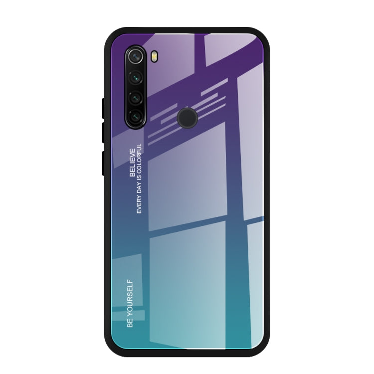 Gradient Color Glass Case, For Vivo Y83, For Xiaomi Redmi 8, For Xiaomi Redmi 8A, For Xiaomi Redmi Note 8T