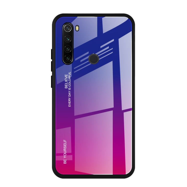 Gradient Color Glass Case, For Vivo Y83, For Xiaomi Redmi 8, For Xiaomi Redmi 8A, For Xiaomi Redmi Note 8T