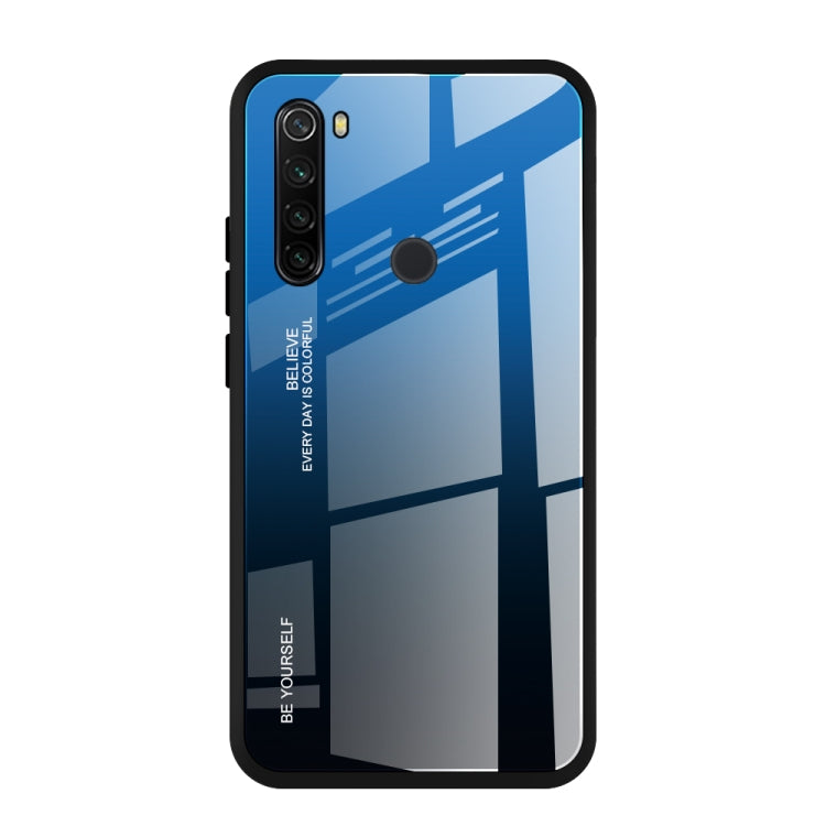 Gradient Color Glass Case, For Vivo Y83, For Xiaomi Redmi 8, For Xiaomi Redmi 8A, For Xiaomi Redmi Note 8T