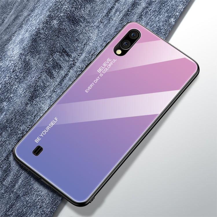 Gradient Color Glass Case, For Galaxy M10, For Galaxy M20, For Galaxy M30, For Galaxy Note 9