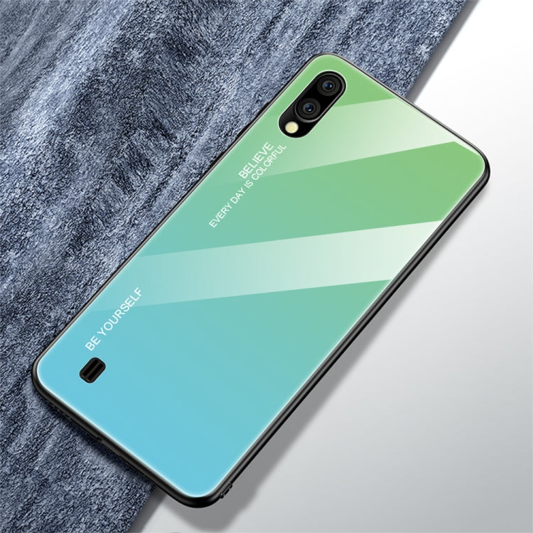 Gradient Color Glass Case, For Galaxy M10, For Galaxy M20, For Galaxy M30, For Galaxy Note 9