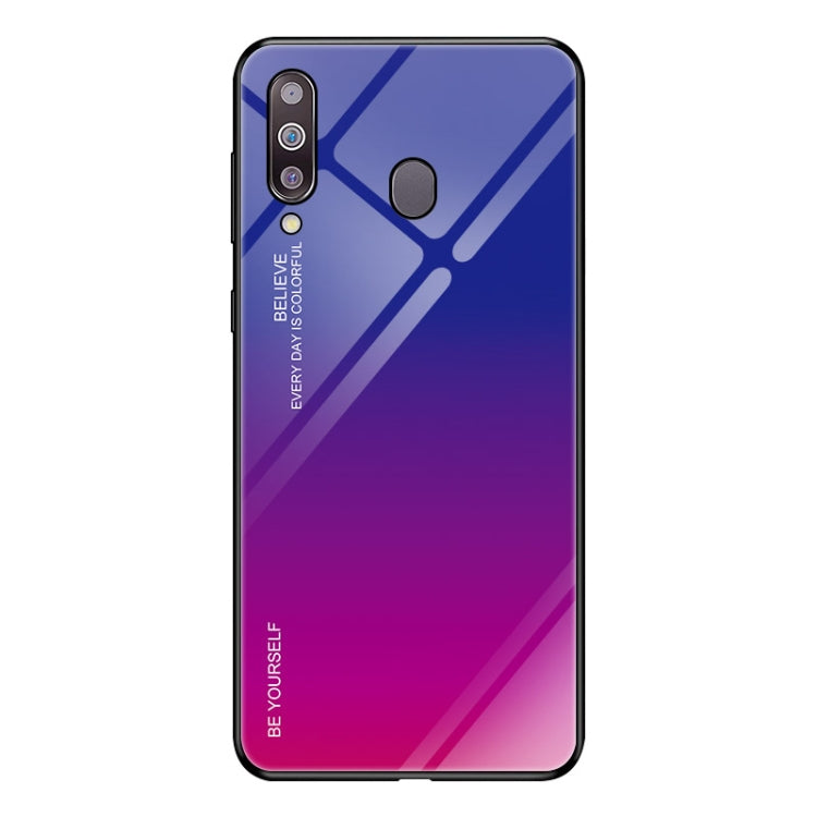 Gradient Color Glass Case, For Galaxy M10, For Galaxy M20, For Galaxy M30, For Galaxy Note 9