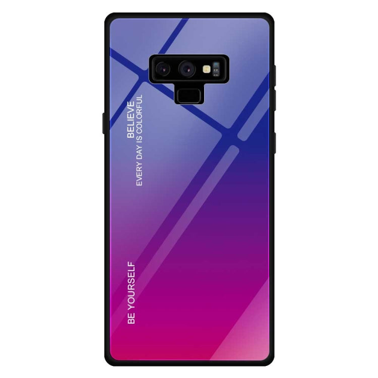 Gradient Color Glass Case, For Galaxy M10, For Galaxy M20, For Galaxy M30, For Galaxy Note 9