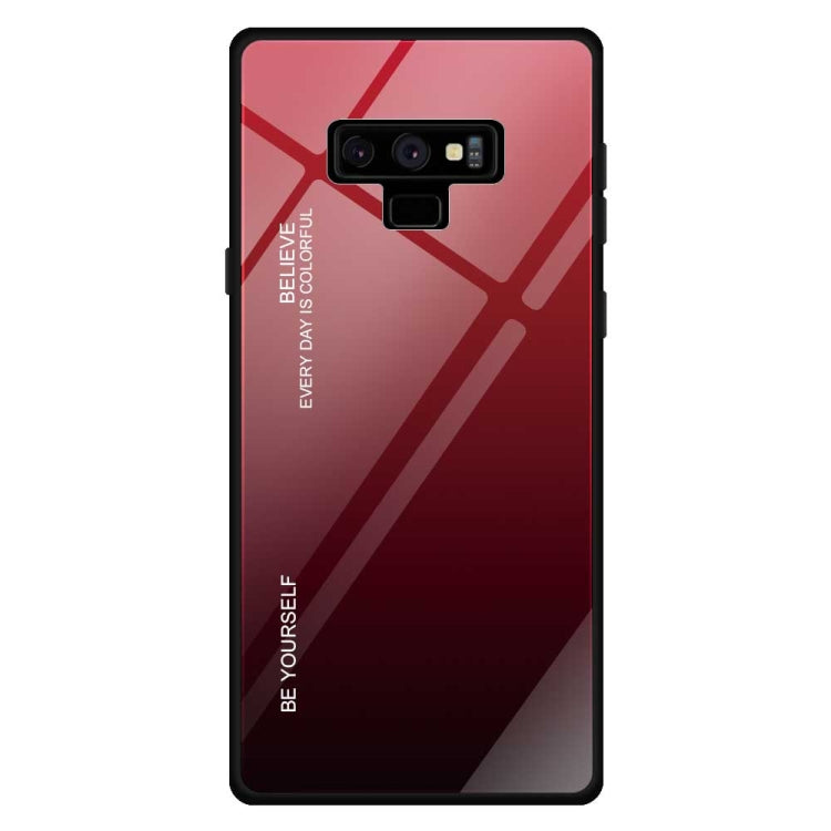 Gradient Color Glass Case, For Galaxy M10, For Galaxy M20, For Galaxy M30, For Galaxy Note 9