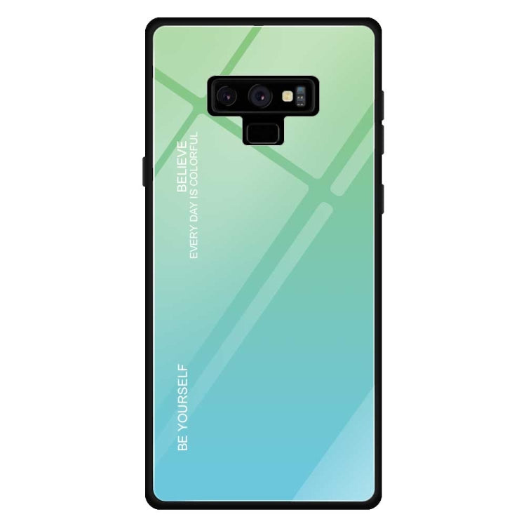 Gradient Color Glass Case, For Galaxy M10, For Galaxy M20, For Galaxy M30, For Galaxy Note 9