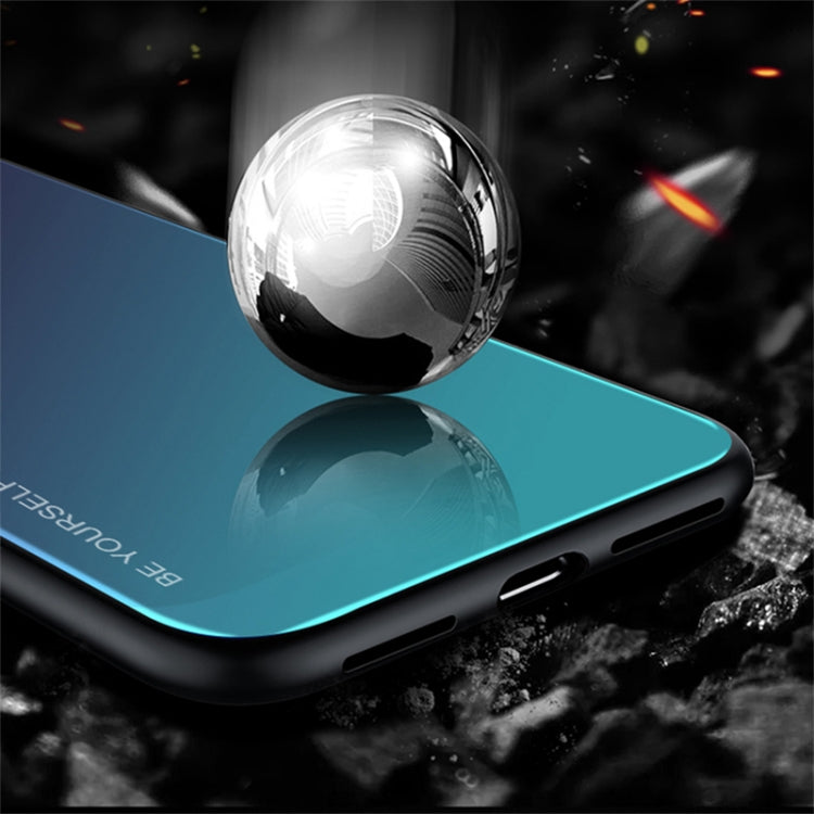 Gradient Color Glass Case, For Galaxy S9, For Galaxy S10, For Xiaomi Mi 9, For OnePlus 6