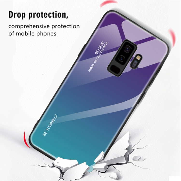 Gradient Color Glass Case, For Galaxy S9, For Galaxy S10, For Xiaomi Mi 9, For OnePlus 6