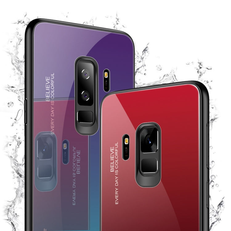 Gradient Color Glass Case, For Galaxy S9, For Galaxy S10, For Xiaomi Mi 9, For OnePlus 6