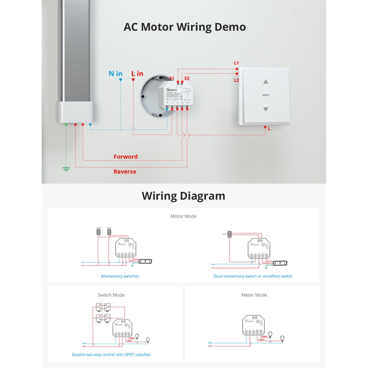 Sonoff DUALR3 Dual Ways Control WiFi Smart Switch Module