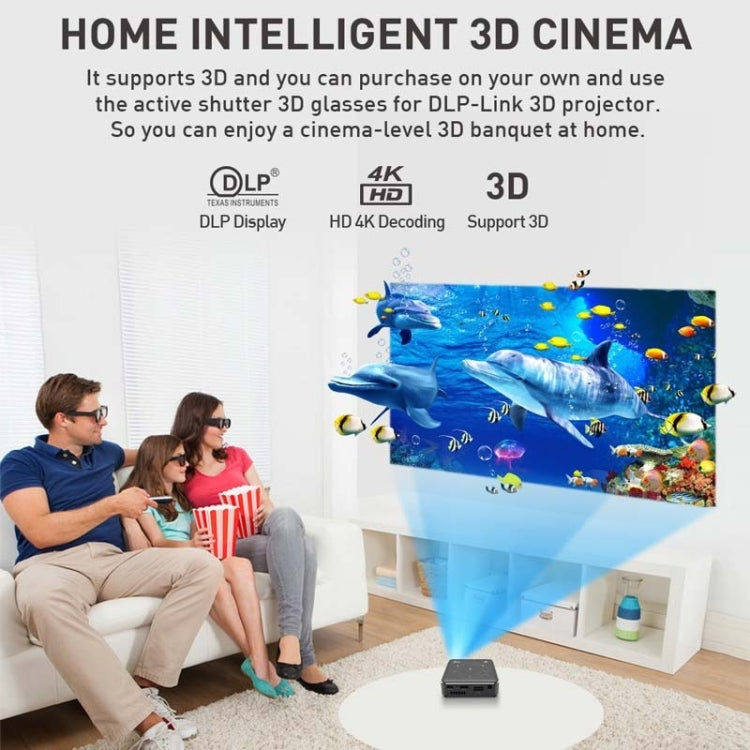 P11 854x480 DLP Smart Projector With Infrared Remote Control, Android 9.0, 4GB+32GB,