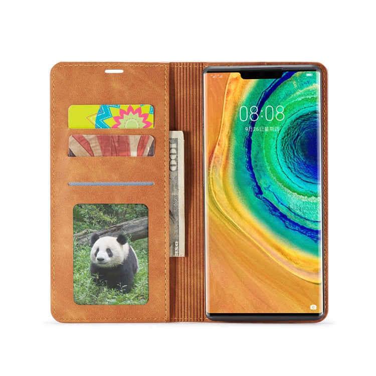 Forwenw Dream Series Oil Edge Strong Magnetism Horizontal Flip Leather Case with Holder & Card Slots & Wallet & Photo Frame, Series 5