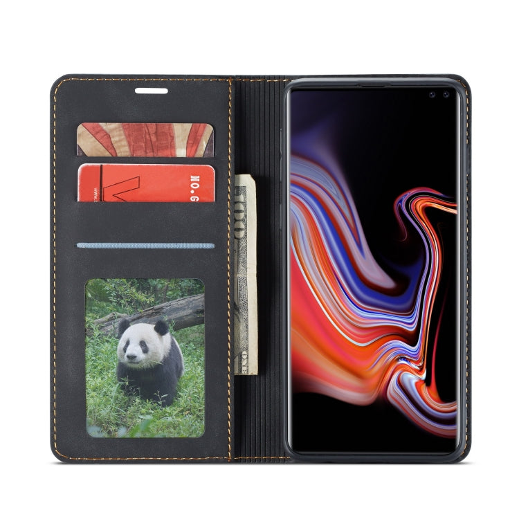 Forwenw Dream Series Oil Edge Strong Magnetism Horizontal Flip Leather Case with Holder & Card Slots & Wallet & Photo Frame, Series 4