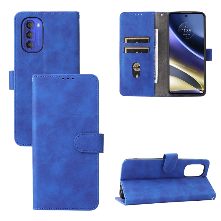 Skin Feel Magnetic Flip Leather Phone Case