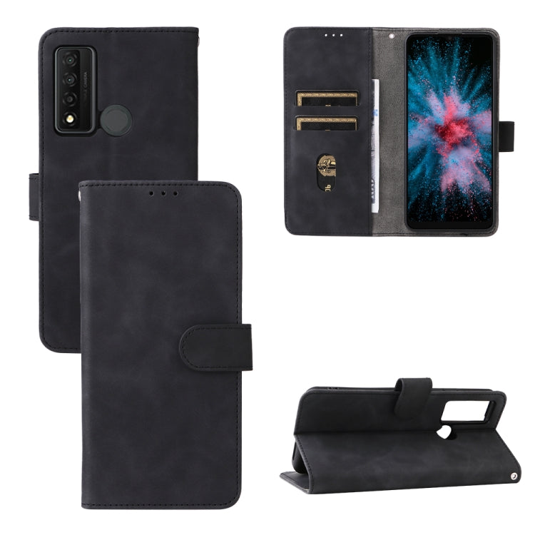 Skin Feel Magnetic Flip Leather Phone Case