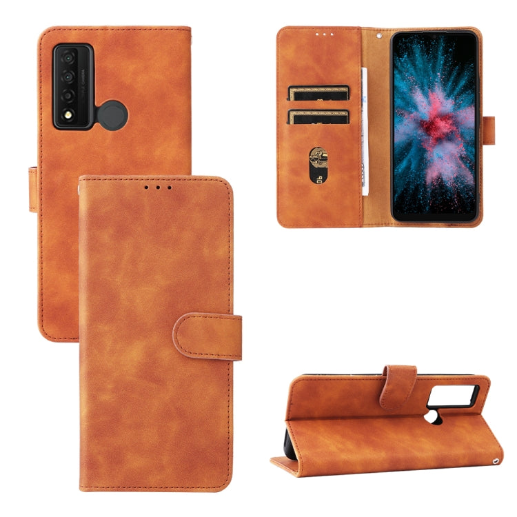 Skin Feel Magnetic Flip Leather Phone Case