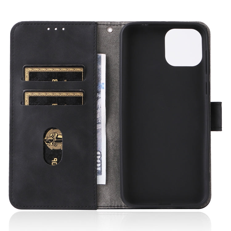 Skin Feel Magnetic Flip Leather Phone Case