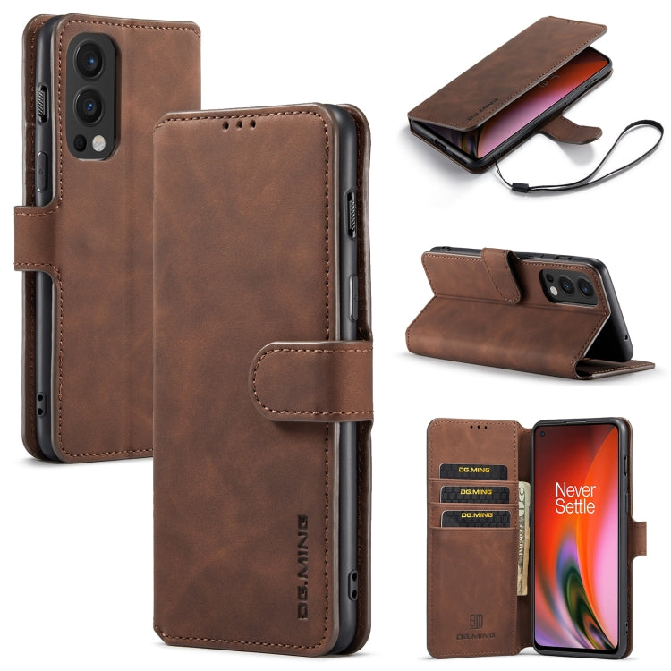 DG.MING Retro Oil Side Horizontal Flip Leather Case with Holder & Card Slots & Wallet, Series 1