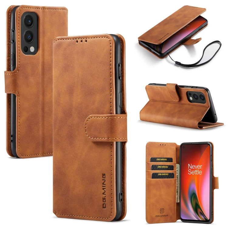 DG.MING Retro Oil Side Horizontal Flip Leather Case with Holder & Card Slots & Wallet, Series 1