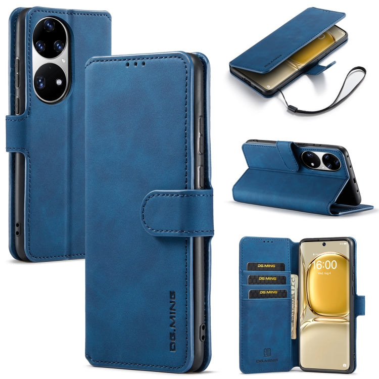 DG.MING Retro Oil Side Horizontal Flip Leather Case with Holder & Card Slots & Wallet, Series 2