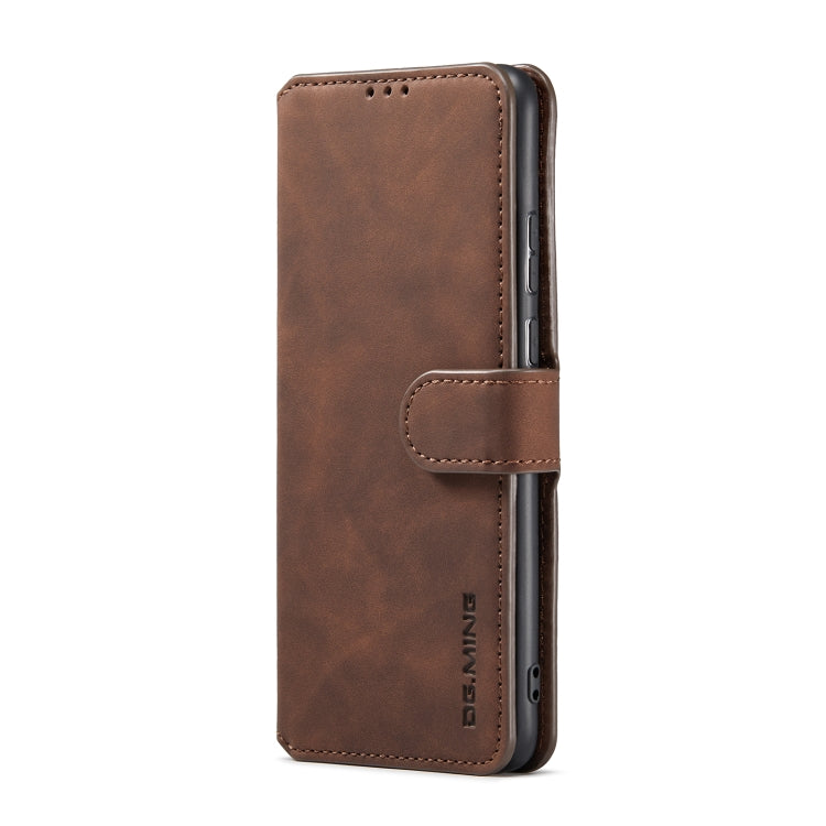 DG.MING Retro Oil Side Horizontal Flip Leather Case with Holder & Card Slots & Wallet, Series 2