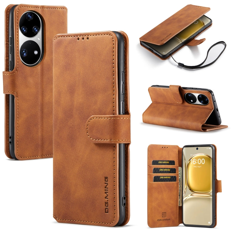 DG.MING Retro Oil Side Horizontal Flip Leather Case with Holder & Card Slots & Wallet, For Huawei P50 Pro, For Samsung Galaxy A53 5G, For Samsung Galaxy S22, For Samsung Galaxy S22 Ultra, For Samsung Galaxy S22+