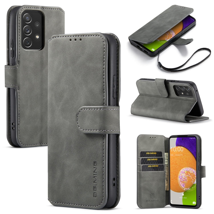 DG.MING Retro Oil Side Horizontal Flip Leather Case with Holder & Card Slots & Wallet, For Huawei P50 Pro, For Samsung Galaxy A53 5G, For Samsung Galaxy S22, For Samsung Galaxy S22 Ultra, For Samsung Galaxy S22+