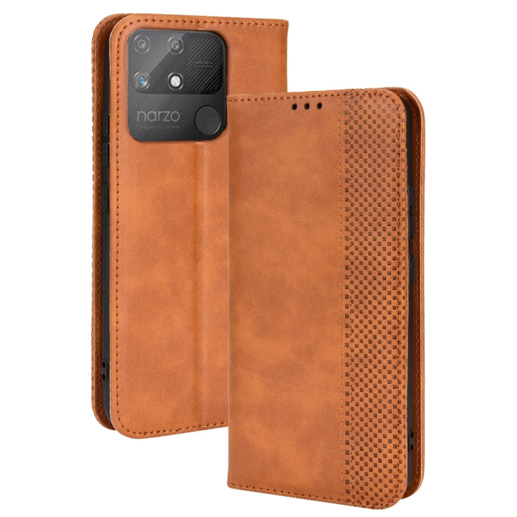 Magnetic Buckle Retro Texture Leather Phone Case, Series 3