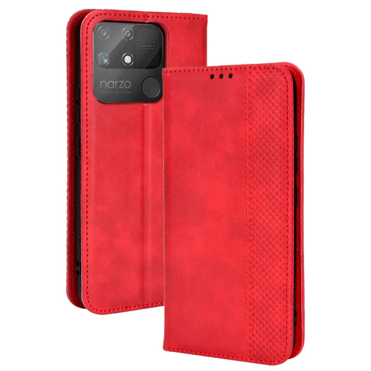 Magnetic Buckle Retro Texture Leather Phone Case, Series 3