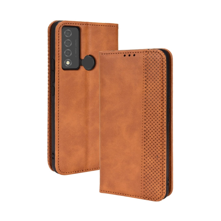 Magnetic Buckle Retro Texture Leather Phone Case, Series 1