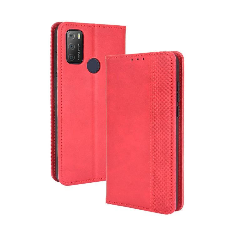 Magnetic Buckle Retro Texture Leather Phone Case, Series 3