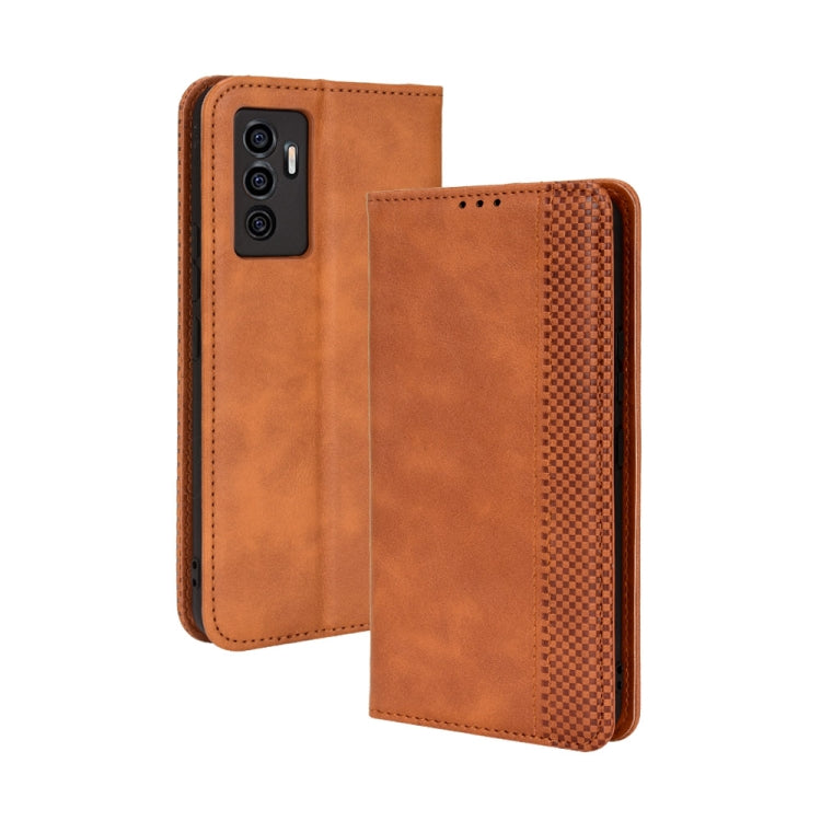 Magnetic Buckle Retro Texture Leather Phone Case, Series 1