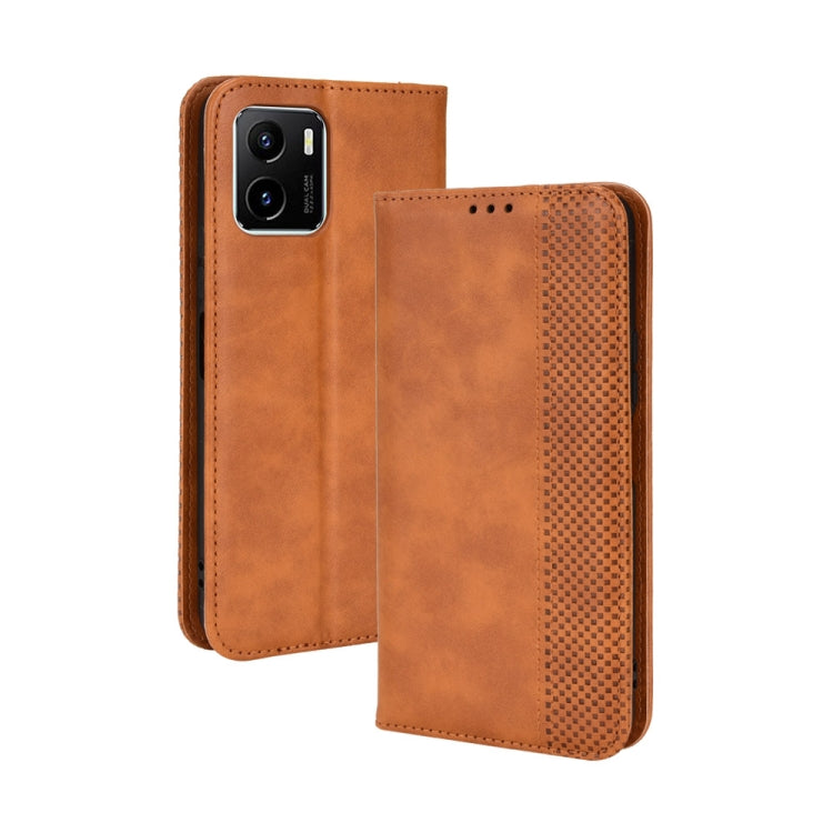 Magnetic Buckle Retro Texture Leather Phone Case, Series 1