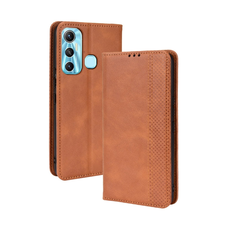 Magnetic Buckle Retro Texture Leather Phone Case, Series 2