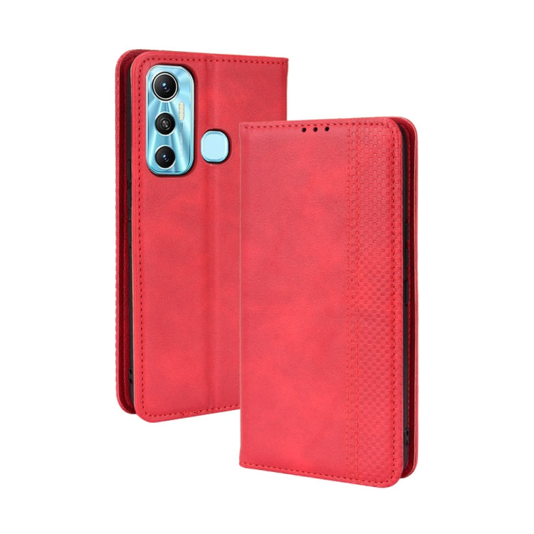 Magnetic Buckle Retro Texture Leather Phone Case, Series 2