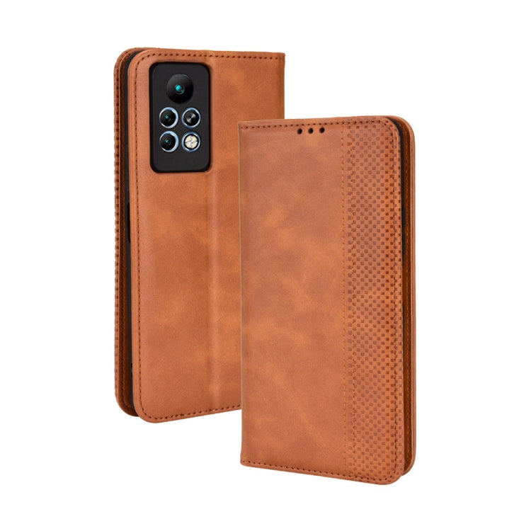 Magnetic Buckle Retro Texture Leather Phone Case, Series 3