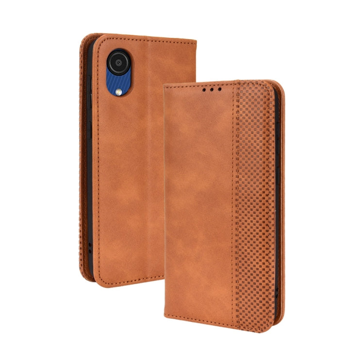 Magnetic Buckle Retro Texture Leather Phone Case, Series 3