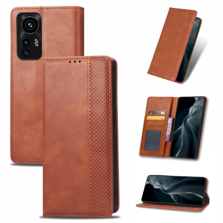 Magnetic Buckle Retro Texture Leather Phone Case, Series 1