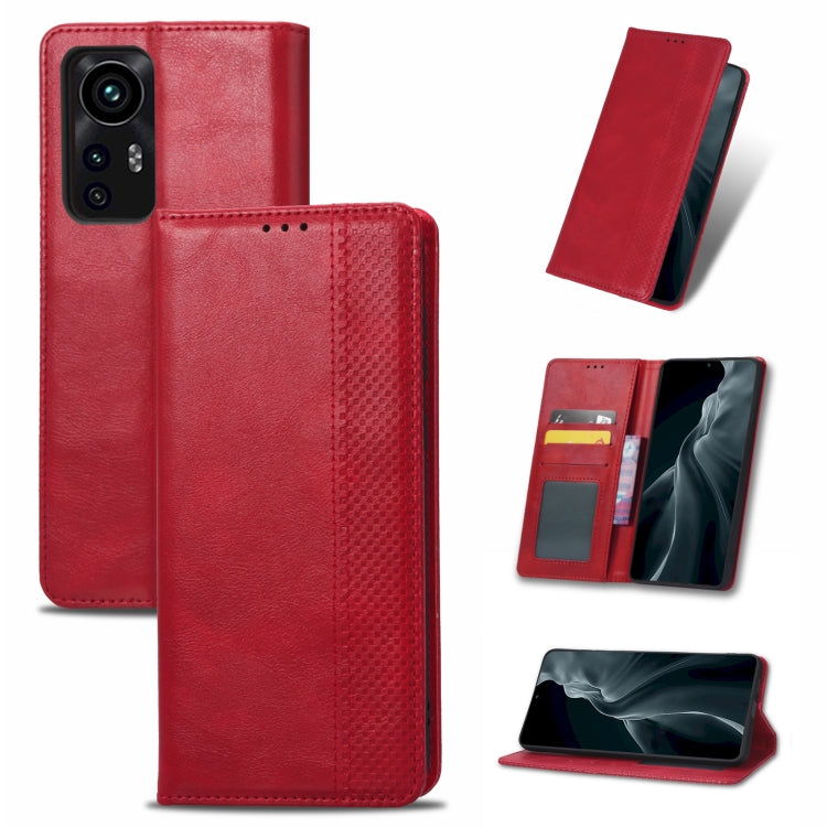 Magnetic Buckle Retro Texture Leather Phone Case, Series 1