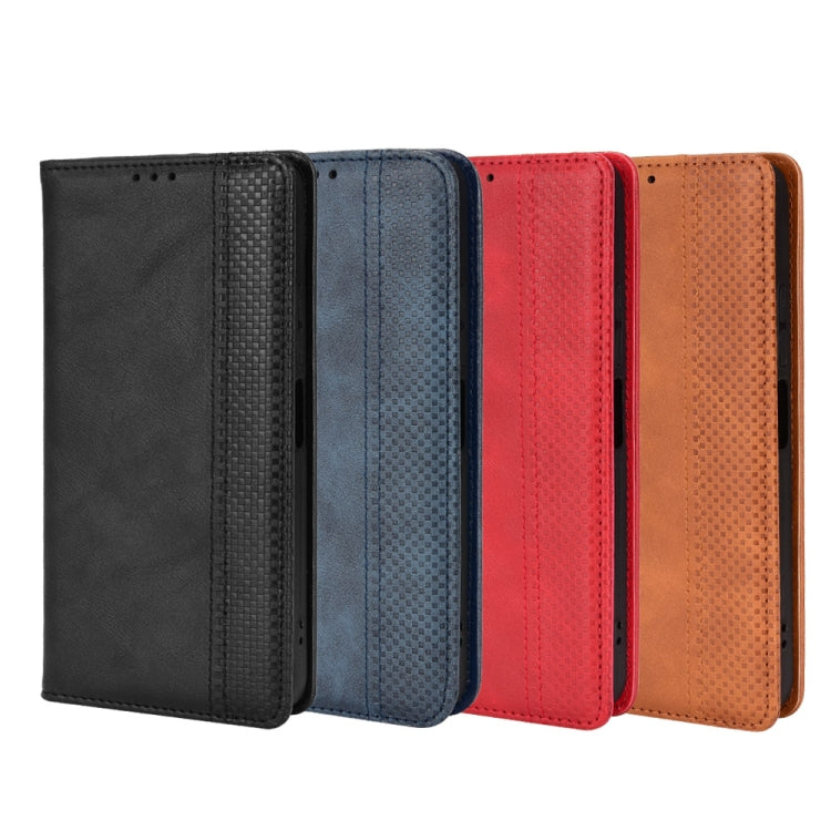 Magnetic Buckle Retro Texture Leather Phone Case, Series 4