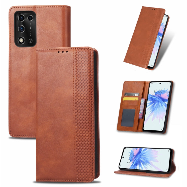 Magnetic Buckle Retro Texture Leather Phone Case, Series 1