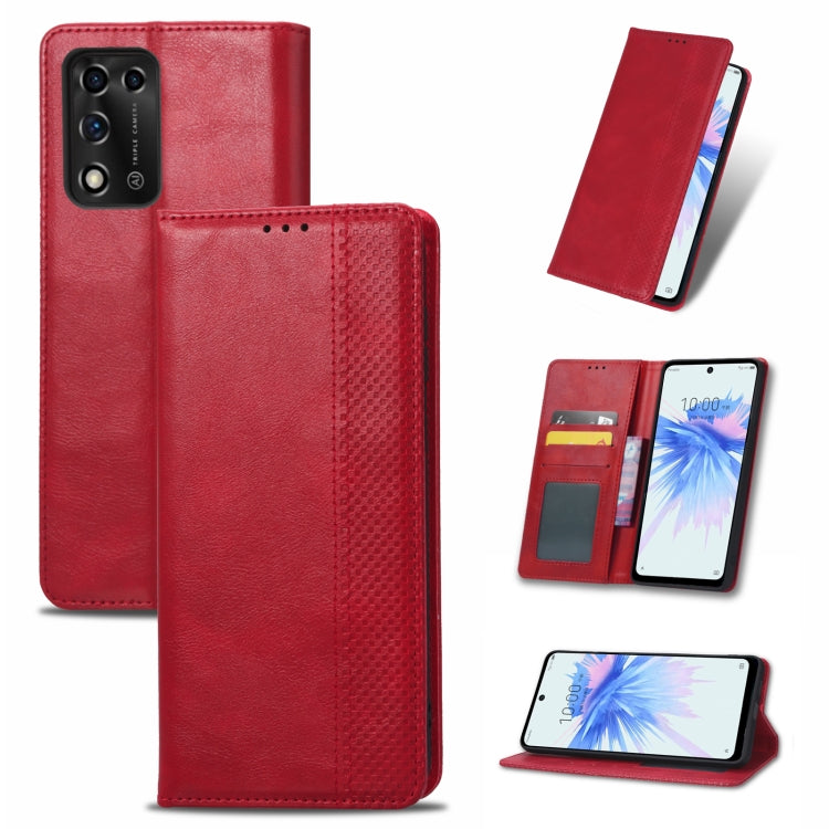 Magnetic Buckle Retro Texture Leather Phone Case, Series 1