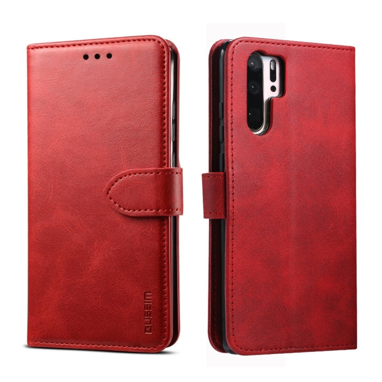 GUSSIM Business Style Horizontal Flip Leather Case with Holder & Card Slots & Wallet, Series 2