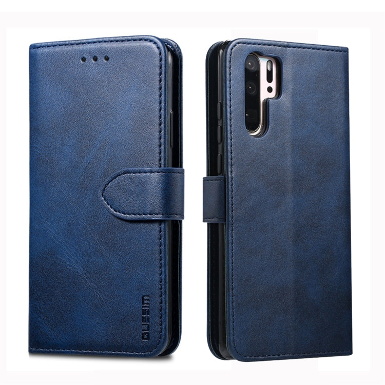 GUSSIM Business Style Horizontal Flip Leather Case with Holder & Card Slots & Wallet, Series 2