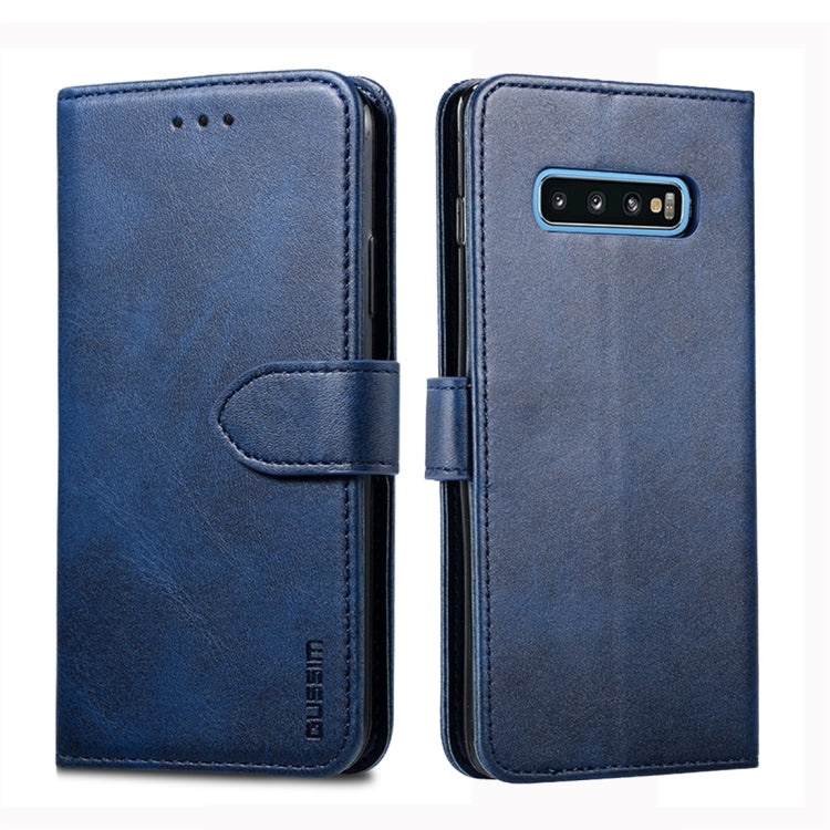 GUSSIM Business Style Horizontal Flip Leather Case with Holder & Card Slots & Wallet, Series 1