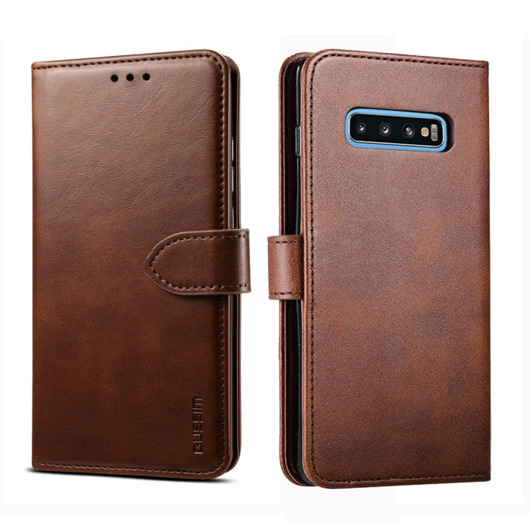 GUSSIM Business Style Horizontal Flip Leather Case with Holder & Card Slots & Wallet, For Galaxy S9, For Galaxy S9+, For Galaxy S10+, For Galaxy S10, For Galaxy S10e, For Galaxy A10 / M10