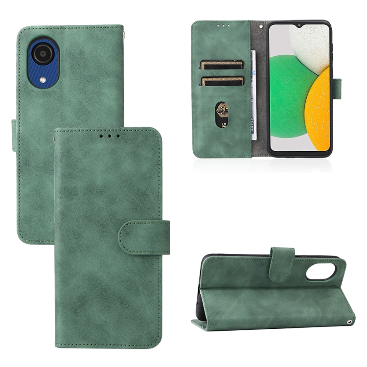 Skin Feel Magnetic Buckle Calf Texture PU Phone Case