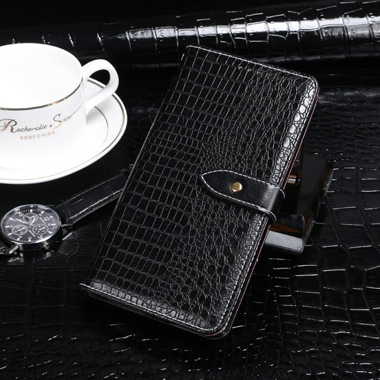 idewei Crocodile Texture Horizontal Flip Phone Leather Phone Case